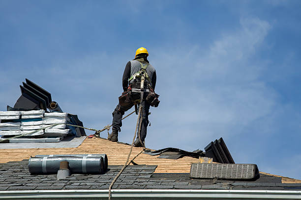 Professional Flat Roof Repair technician working in Sebastian, FL